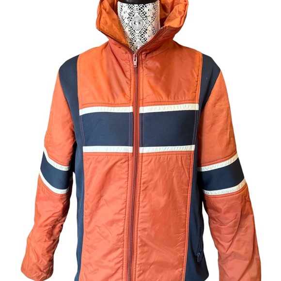 Vintage 1970’s Ski Jacket Men’s/Unisex 70’s Orange Jacket - Picture 1 of 7